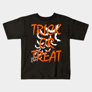 Trick or Treat Halloween Bats Kids T-Shirt